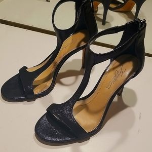 Ankle t-strap dress sandal heels